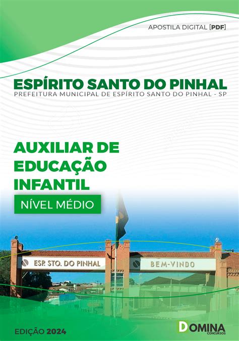 Apostila Pref Esp Rito Santo Do Pinhal Sp Aux Ed Infantil