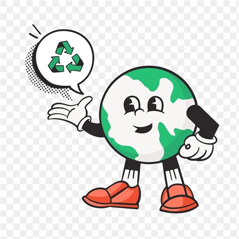 Eco friendly png, retro illustration, | Premium PNG - rawpixel