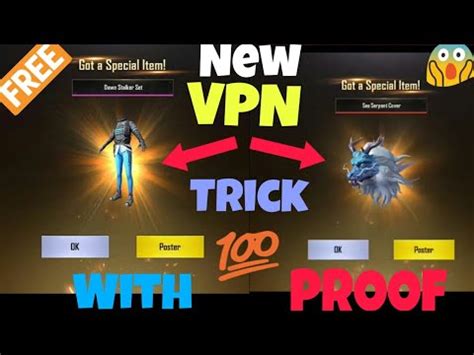 Pubg Mobile New Vpn Trick Get Free Legendary Mask And Outfit Pubg