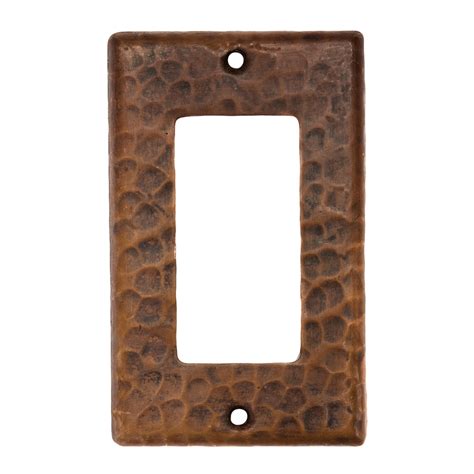 Premier Copper Products 1 Gang Oil Rubbed Bronze Single Wall Plate At