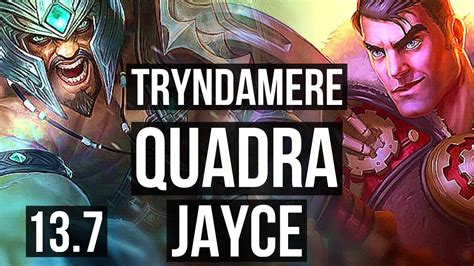 Trynda Vs Jayce Top Quadra Winrate Kr Master Youtube