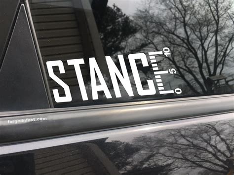 Stance Car Decal Bumper Sticker Truck Decal Funny Car Decal