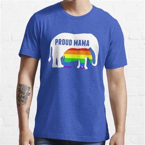 Proud Lgbtq Mama Elephant For A Gay Pride Mom Essential T Shirt For