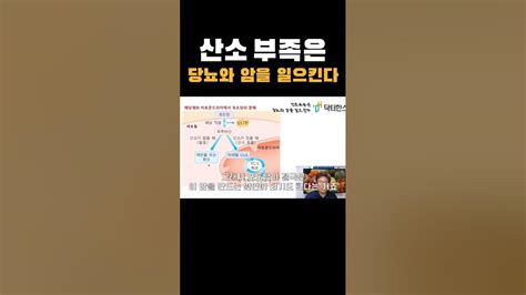 산소 부족이 당뇨와 암을 일으키는 이유 Shorts Youtube