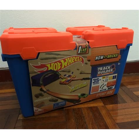 Hot Wheels Track Building Stunt Box Shopee Malaysia