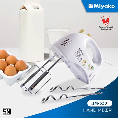 Jual Hand Mixer Miyako Hm Mixer Tangan Pengaduk Bahan Makanan