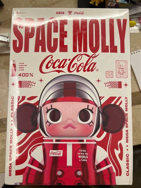 Popmart Pop Mart Mega Space Molly 400 Coca Cola Coke V2 0 Brand New