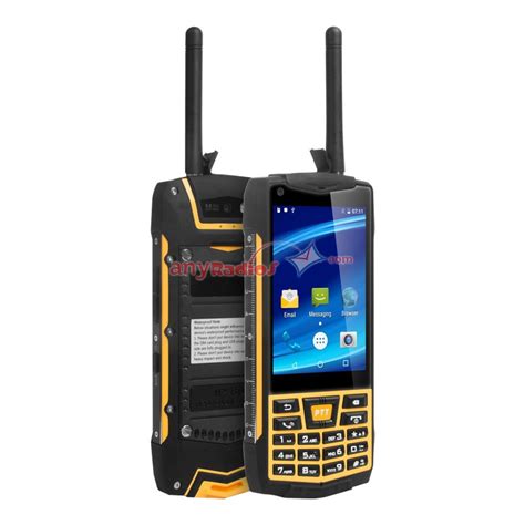 N2 Zello PTT 3G Android Phone IP68 Rugged Analogue Walkie Talkie