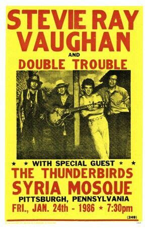 Stevie Ray Vaughan | Vintage concert posters, Concert posters, Music ...