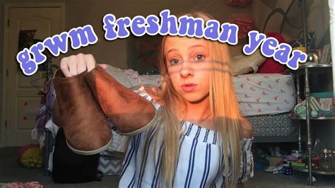 GRWM FIRST DAY OF SCHOOL Freshman Year YouTube