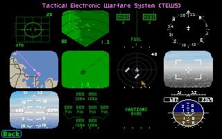 Screenshot Of F Strike Eagle Iii Dos Mobygames