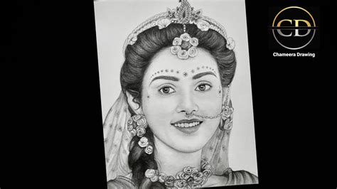 How To Draw Radha Step By Step Pencil Drawing One Pencil Drawing 2b