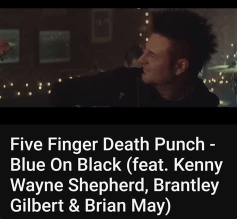 Interesting Cover Blue On Black Five Finger Death Punch Ft Kenny