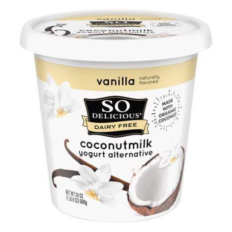 So Delicious® Vanilla Dairy Free Coconutmilk Yogurt Tub 24 Oz Kroger