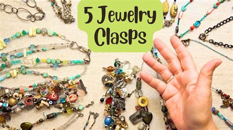 ⭐️five Jewelry Clasps Plus A Bonus Idea🤩jewelry Clasp Tutorial Youtube