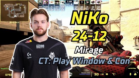 CS2 POV NiKo 24 12 Mirage FACEIT Ranked Feb 22 2024 Cs2