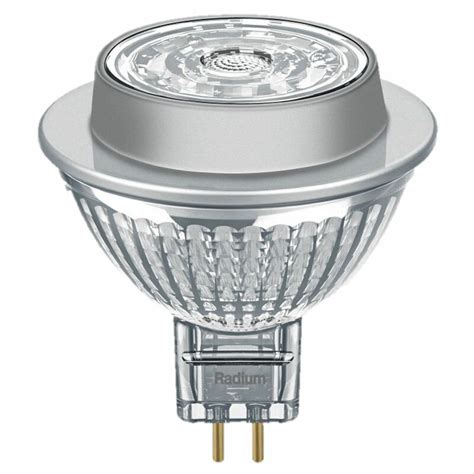 Radium LED Leuchtmittel Glas Reflektor MR16 Star RetroFit 7 8W 43W