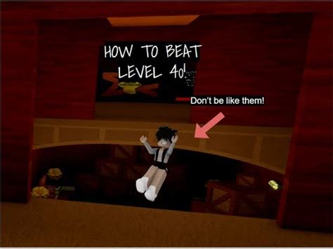 How To Beat Level 41 In The Escape Room Roblox YouTube