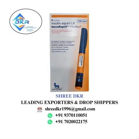 Insulin Aspart Novorapid Flexpen Packaging Size Ml Iu Ml At