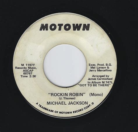 Michael Jackson – Rockin' Robin (1972, Vinyl) - Discogs