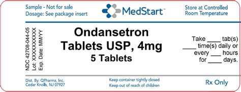 Buy Ondansetron Hydrochloride Ondansetron Hydrochloride 4 Mg1 From