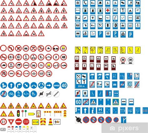 Sticker Panneaux Routier PIXERS UK