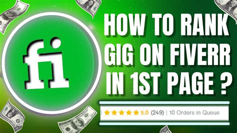 How To Rank Gig On Fiverr In St Page Fiverr Gig Ranking Get