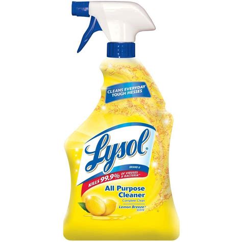 Lysol Oz Lemon Breeze All Purpose Cleaner The Home Depot