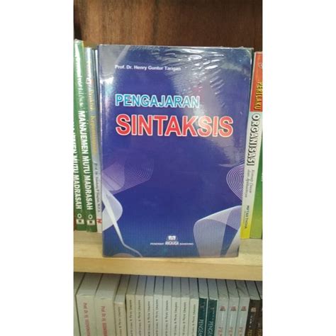 Jual Pengajaran Sintaksis Henry Guntur Tarigan Di Lapak Toko Buku