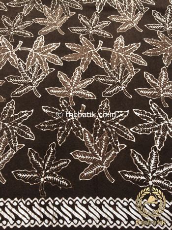 Jual Bahan Kain Baju Batik Warna Alam Daun Jari THEBATIK CO ID