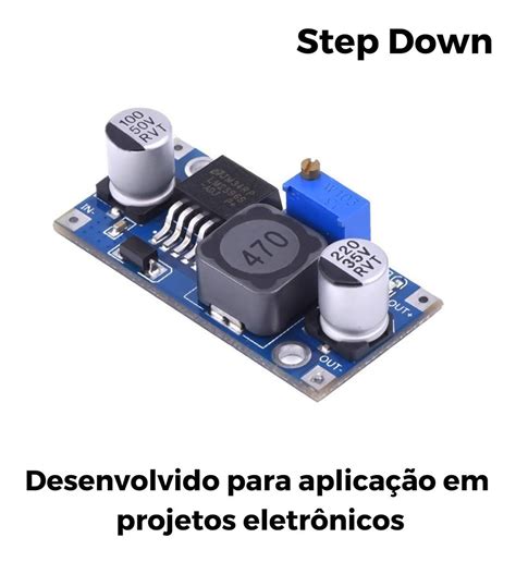 Regulador De Tensão Step Down Buck Conversor Dc Dc Lm2596 3a Mercadolivre