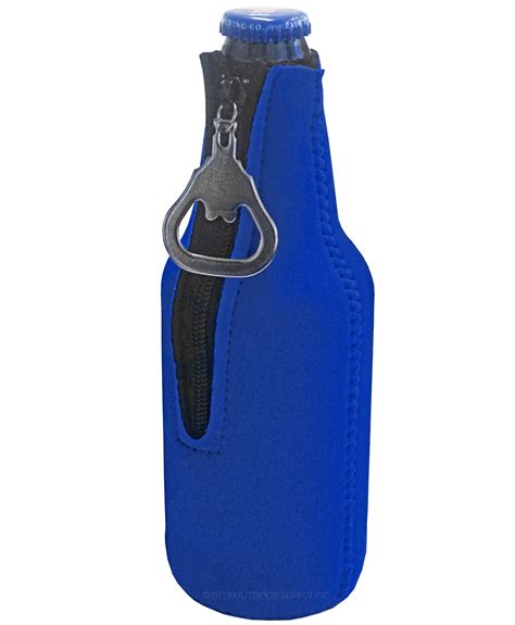 Big Ol' Zipper Bottle Cooler Sleeve with Bottle Opener - Walmart.com