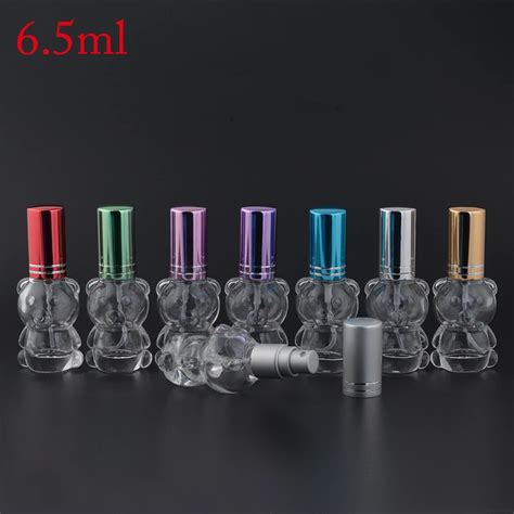 Mub Stylish 8ml Mini Perfume Glass Bottles With Spray Unique Lovely Bear Refillable Travel