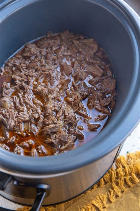 Crock Pot Mexican Shredded Beef The Roasted Root