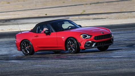 2019 Fiat 124 Spider Abarth Track Drive The Scorpion Turns 70