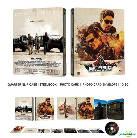 Yesasia Sicario Day Of The Soldado Blu Ray Quarter Slip Steelbook