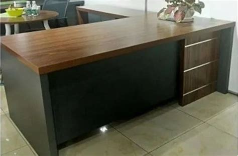 Wooden L Shape Md Table For Office At Rs In Chennai Id