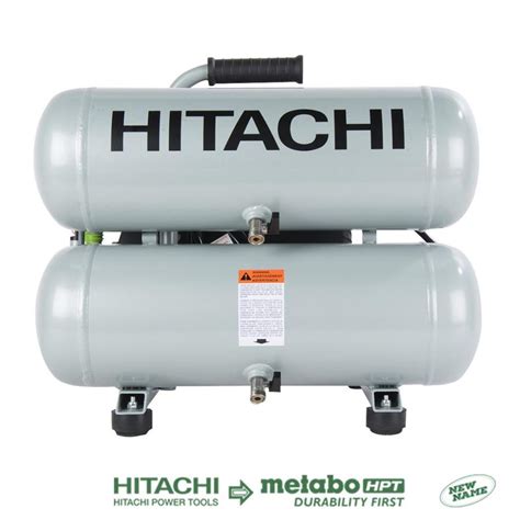 Shop Hitachi 4 Gallon Portable Electric Twin Stack Air Compressor At