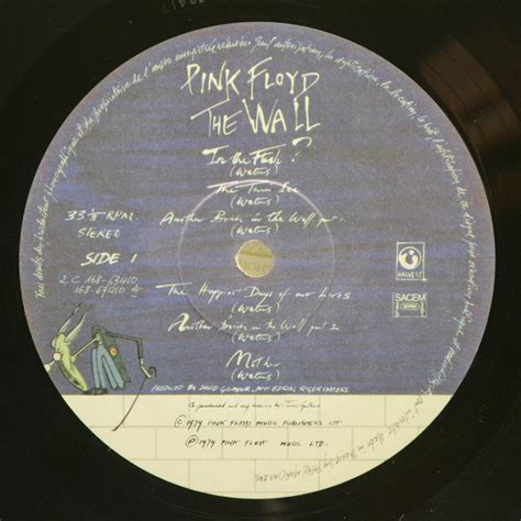 Pink Floyd The Wall 2lp 9480 ₽ купить виниловую пластинку с доставкой