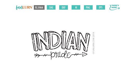 Indian Pride Team Svg Cut File 349431 Svgs Design Bundles