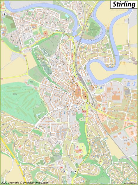 Detailed Map of Stirling - Ontheworldmap.com