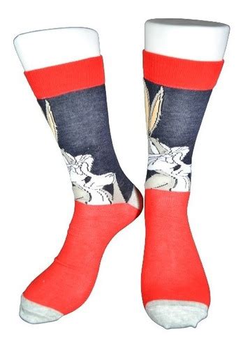 Calcetines Divertidos Animados Looney Tunes Bugs Bunny V3 Cuotas Sin