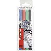 Permanent Marker Stabilo Write All Medium Er Pack Blau Rot