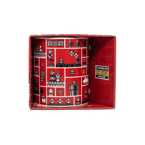 Super Mario Bros Gridded Scenes 11 Oz Mug Entertainment Earth Exclusive