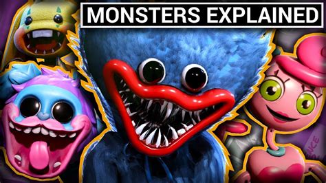 All Monsters In Poppy Playtime Chapter 1 2 Explained YouTube