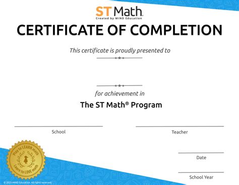 Template Certificate Of Completion