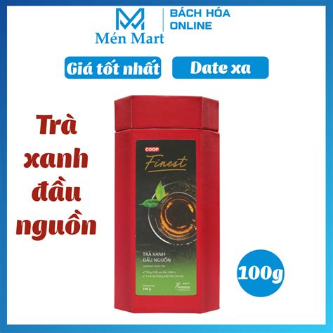 Trà xanh đầu nguồn Coop Finest hộp 100g | Shopee Việt Nam