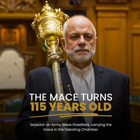 New Zealand Parliament On Linkedin Parliaments Mace Was Used For The