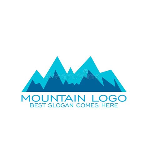 Calibre Graphique De Logo De Montagne Illustration De Vecteur