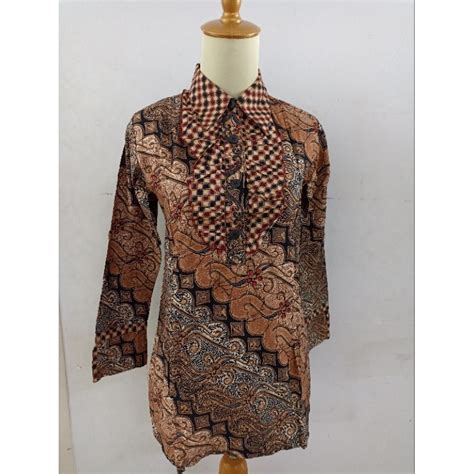 Jual Blus Kantor Batik Wanita Cb Shopee Indonesia